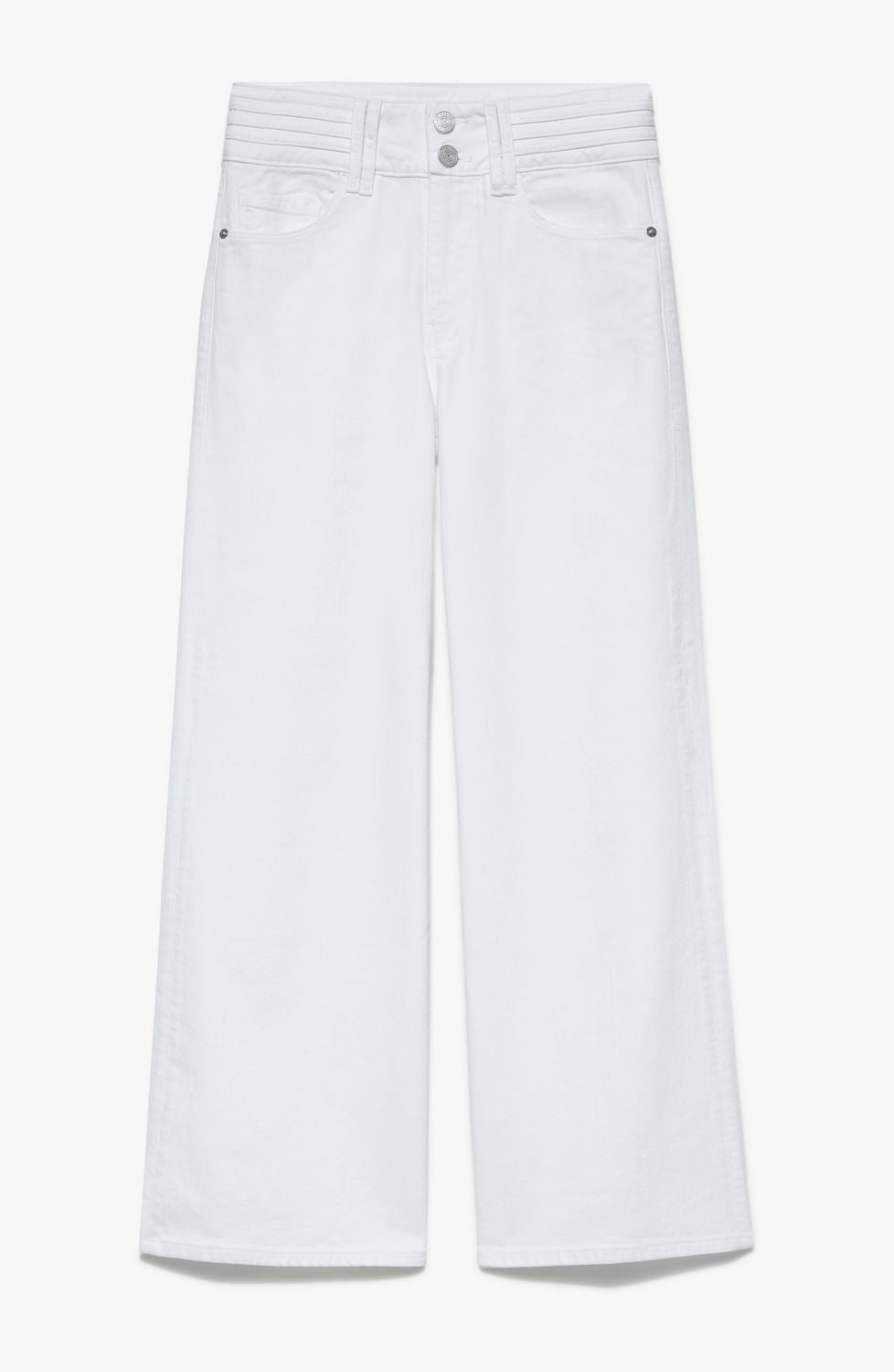 Pantalon Le Pixie Triple Binding Wide Leg - Blanc