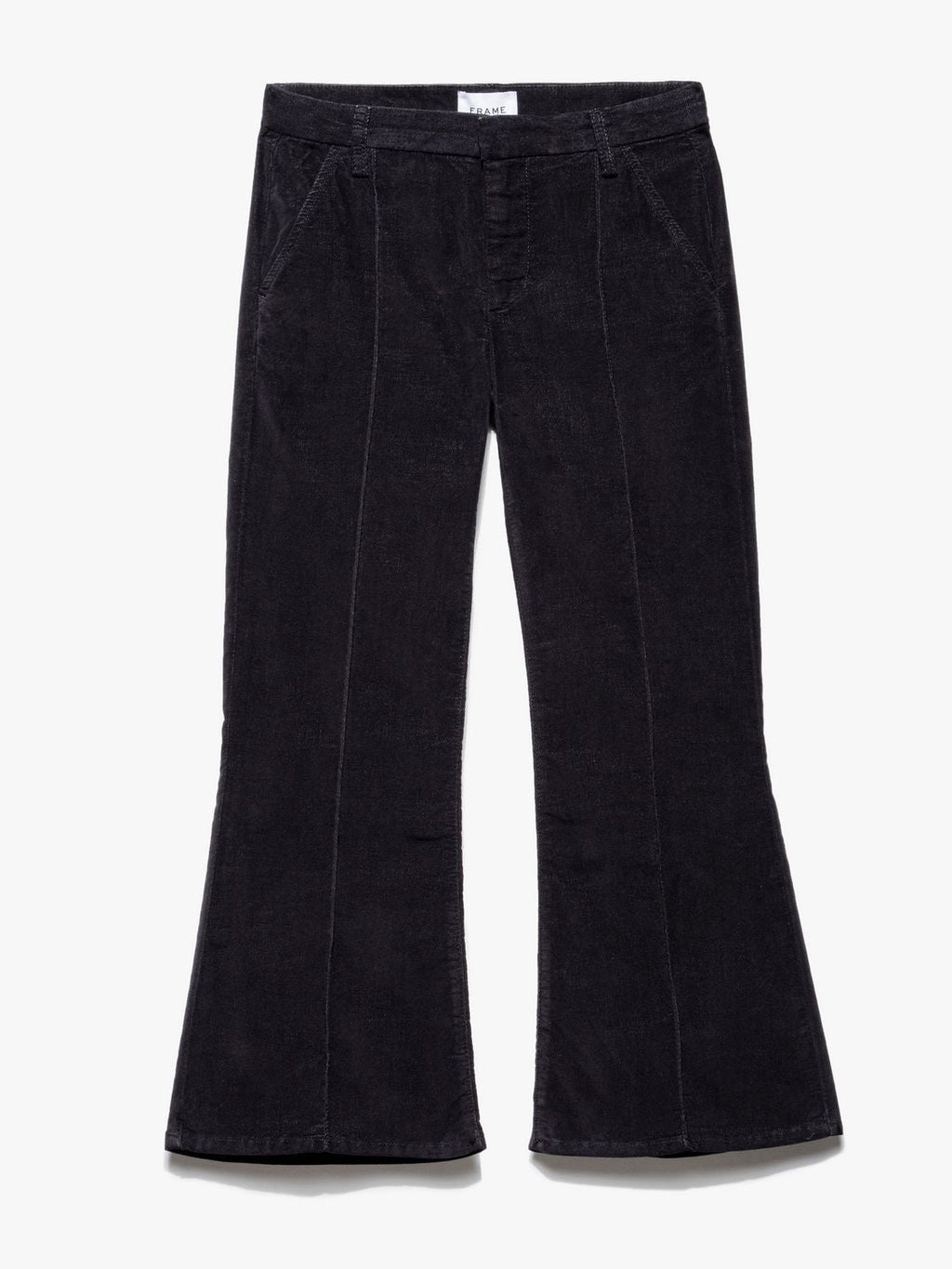 Pantalon Low Rise Flare Cropped - Noir