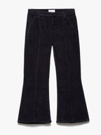 Pantalon Low Rise Flare Cropped - Noir