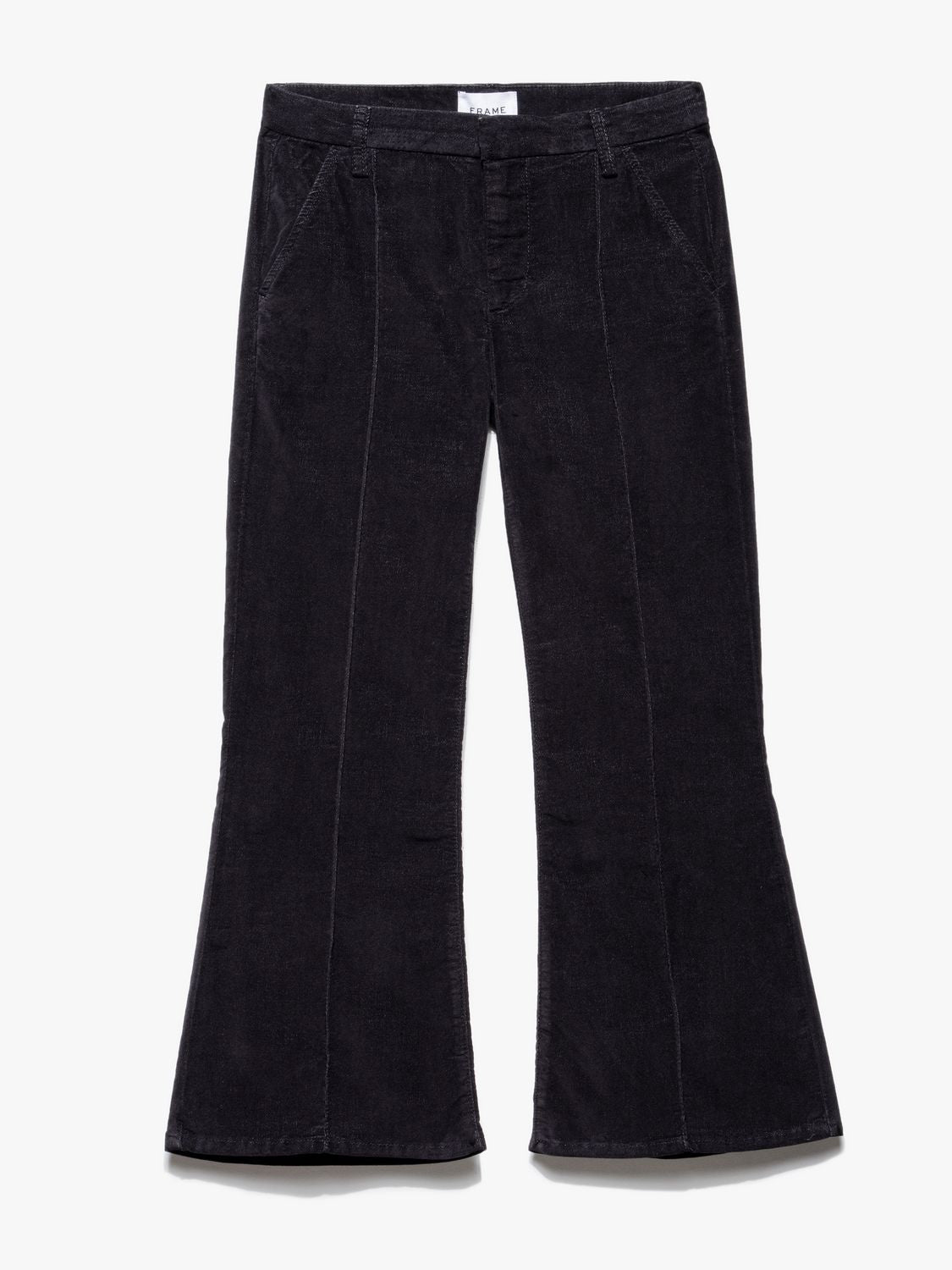 Pantalon Low Rise Flare Cropped - Noir