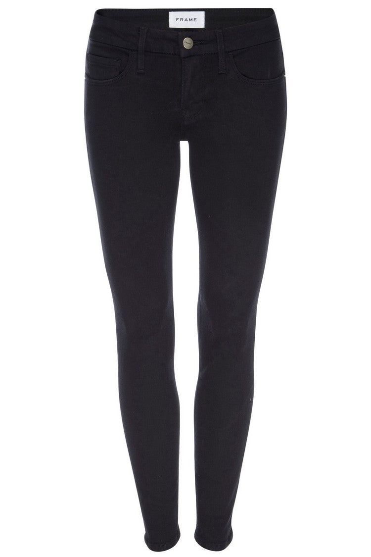 Pantalon Low Rise Skinny - Film Noir