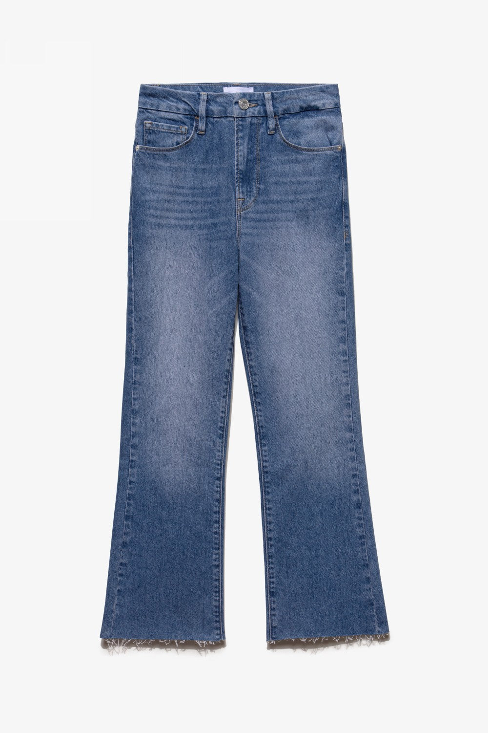 Pantalon Le Super High Crop Mini Boot Raw After - Deepwater
