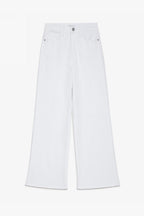 Pantalon Le Slim Palazzo - White