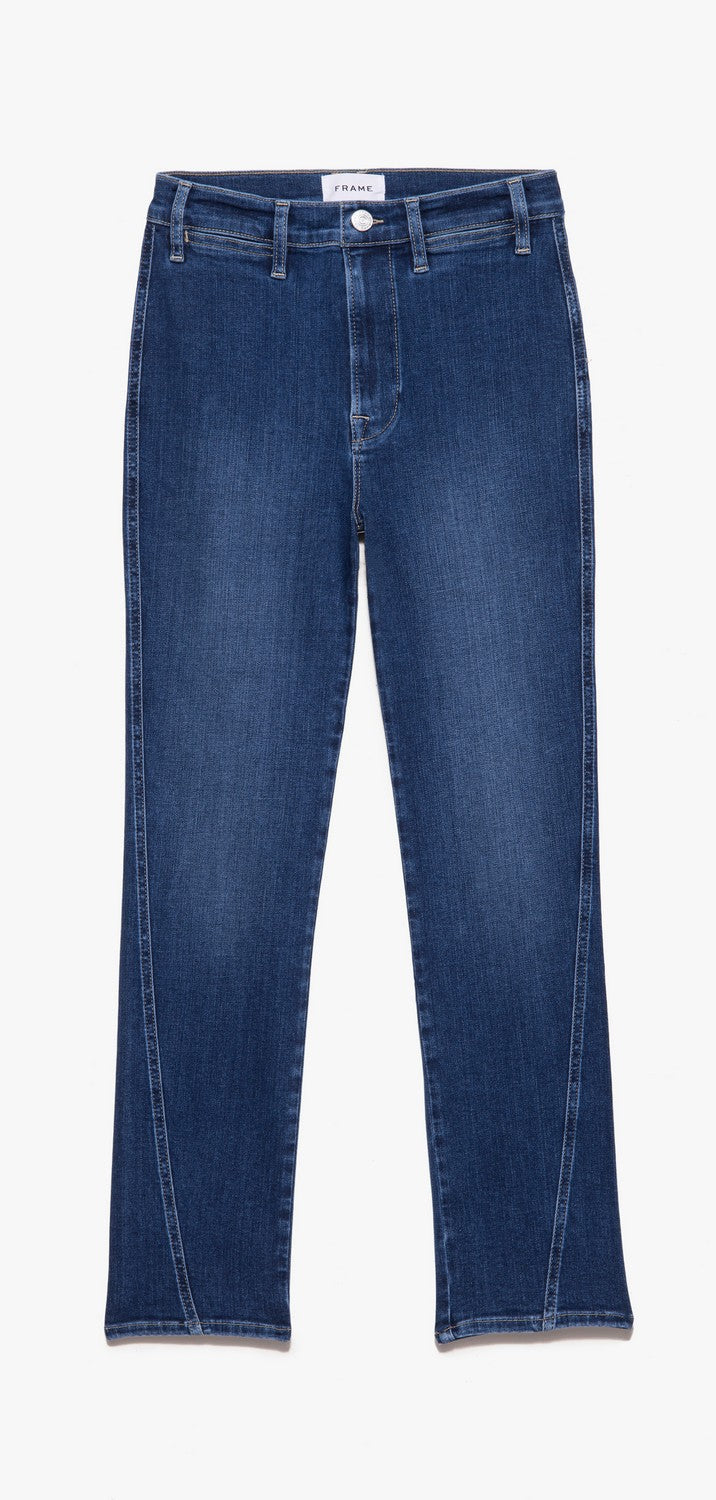 Pantalon Le Sylvie Crop Twisted Seam Clean Font - Decades Blue