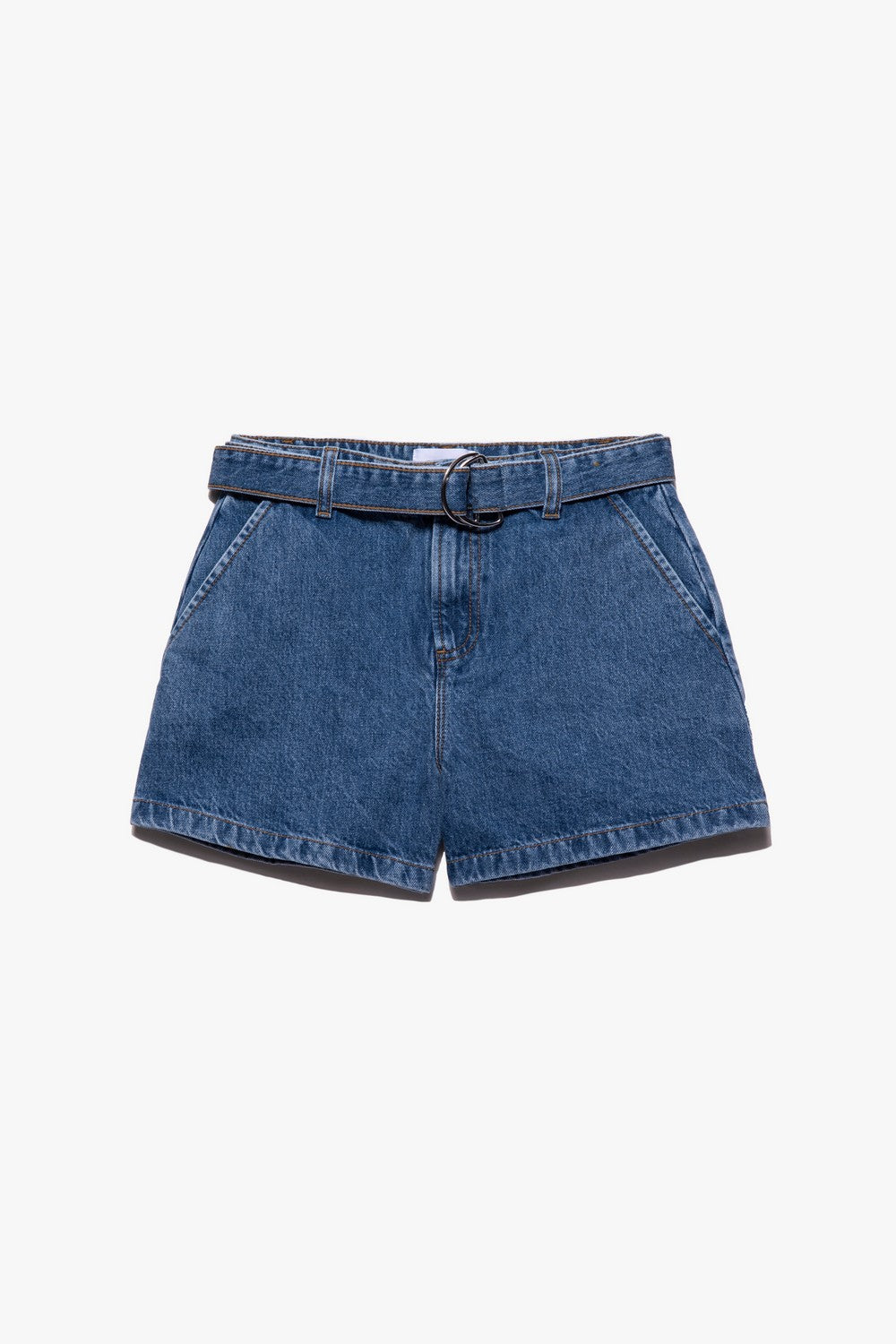 Short Le Trouser Belted - Meadow