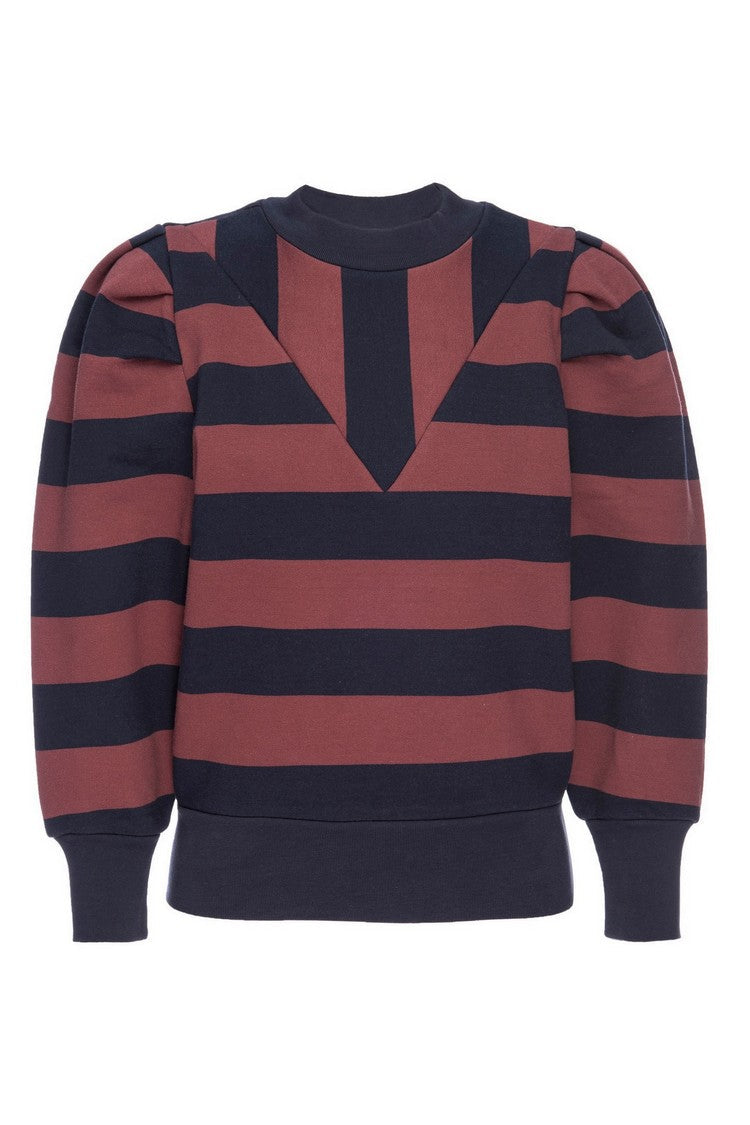 Sweat Rugby Shirred - Sable Multi