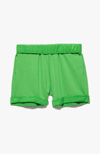 Short Rolled Up - Bright Peridot