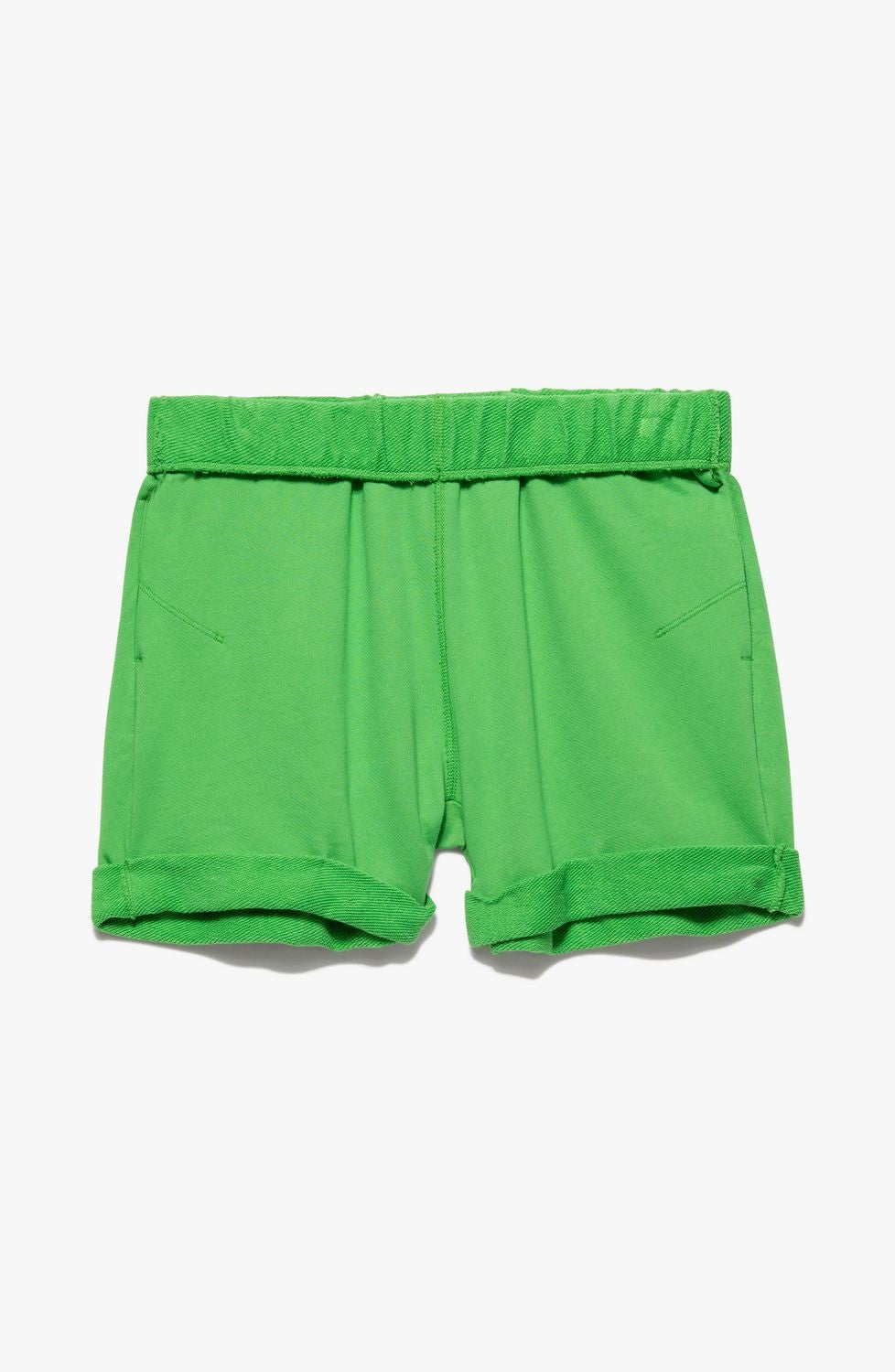 Short Rolled Up - Bright Peridot