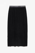 Jupe Rhinestone Pencil - Noir