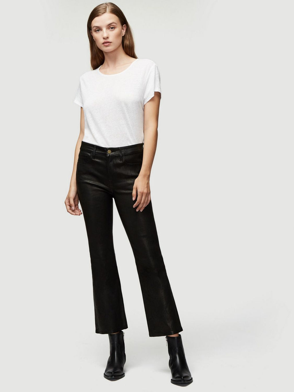 Pantalon Le Crop Mini Boot - Washed Black