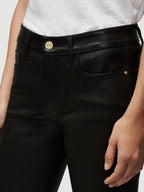 Pantalon Le Crop Mini Boot - Washed Black