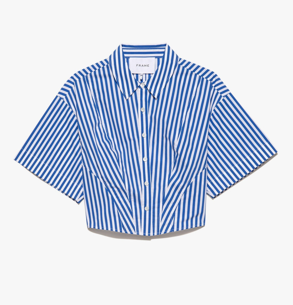 Chemise Seam Detail - Jet Stream Multi