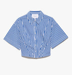 Chemise Seam Detail - Jet Stream Multi