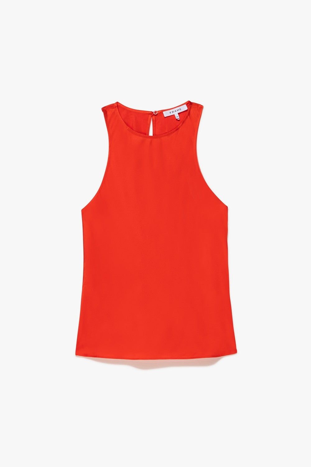 Top Bias Racer Tank - Red Orange