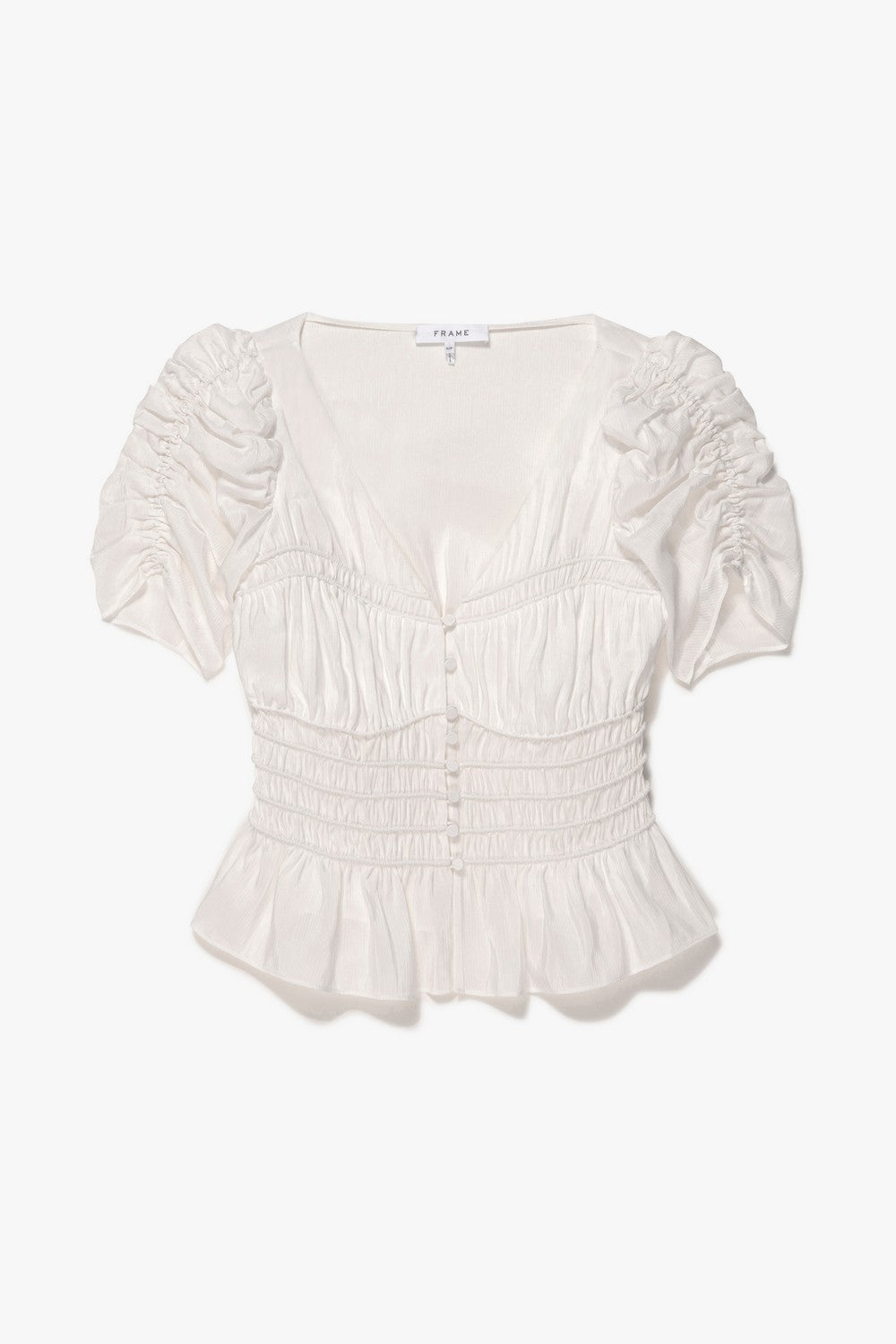 Top Corded Covered Shoulder - Blanc