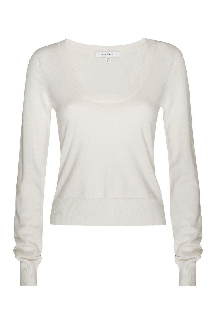 Pull Luxe U Neck - Off White