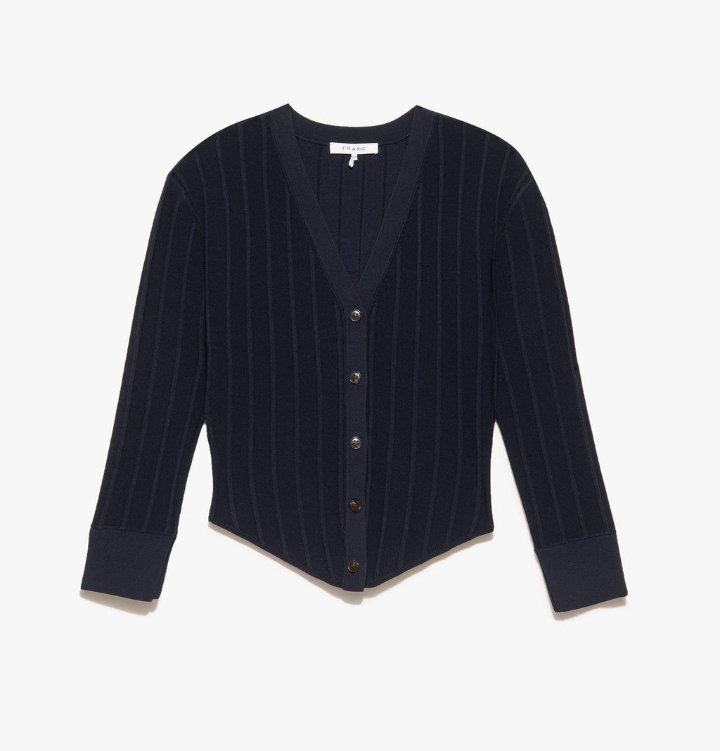 Cardigan Button Front - Navy