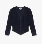Cardigan Button Front - Navy