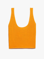 Top Crochet Tank - Kumquat