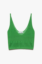 Top Crochet Tank - Bright Peridot