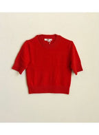 Pull Cut Out Ss Crew - Bright Red