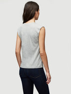 T-Shirt Le Mid Rise Muscle - Gris Heather