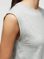 T-Shirt Le Mid Rise Muscle - Gris Heather