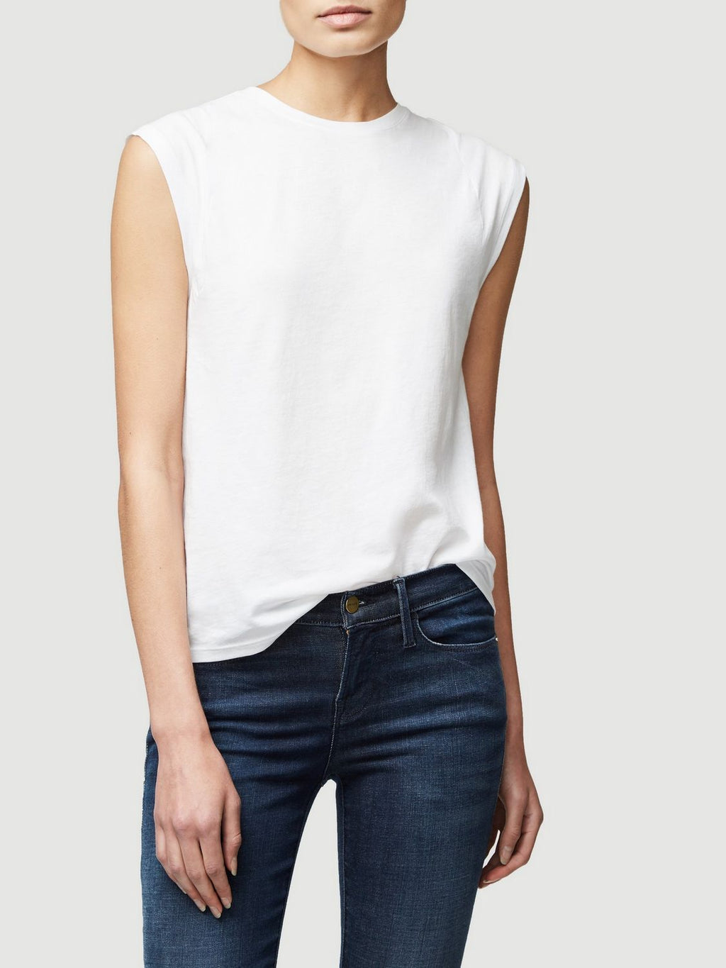 T-Shirt Le Mid Rise Muscle - Blanc