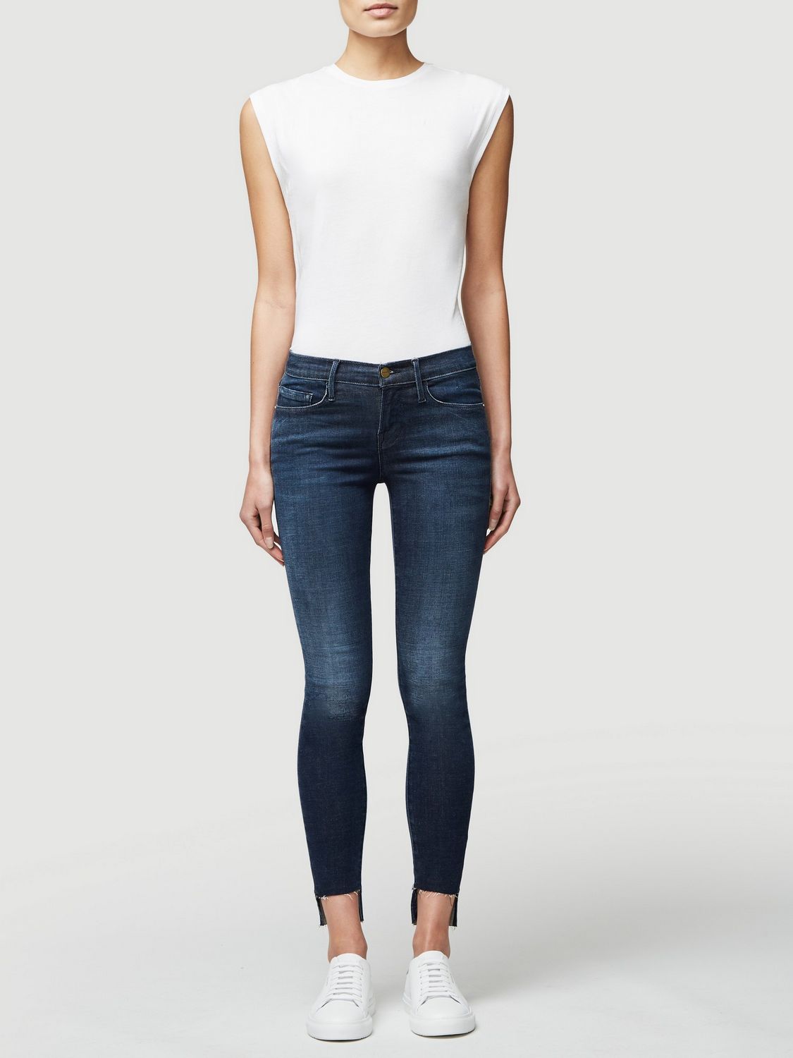 T-Shirt Le Mid Rise Muscle - Blanc