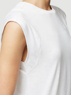 T-Shirt Le Mid Rise Muscle - Blanc