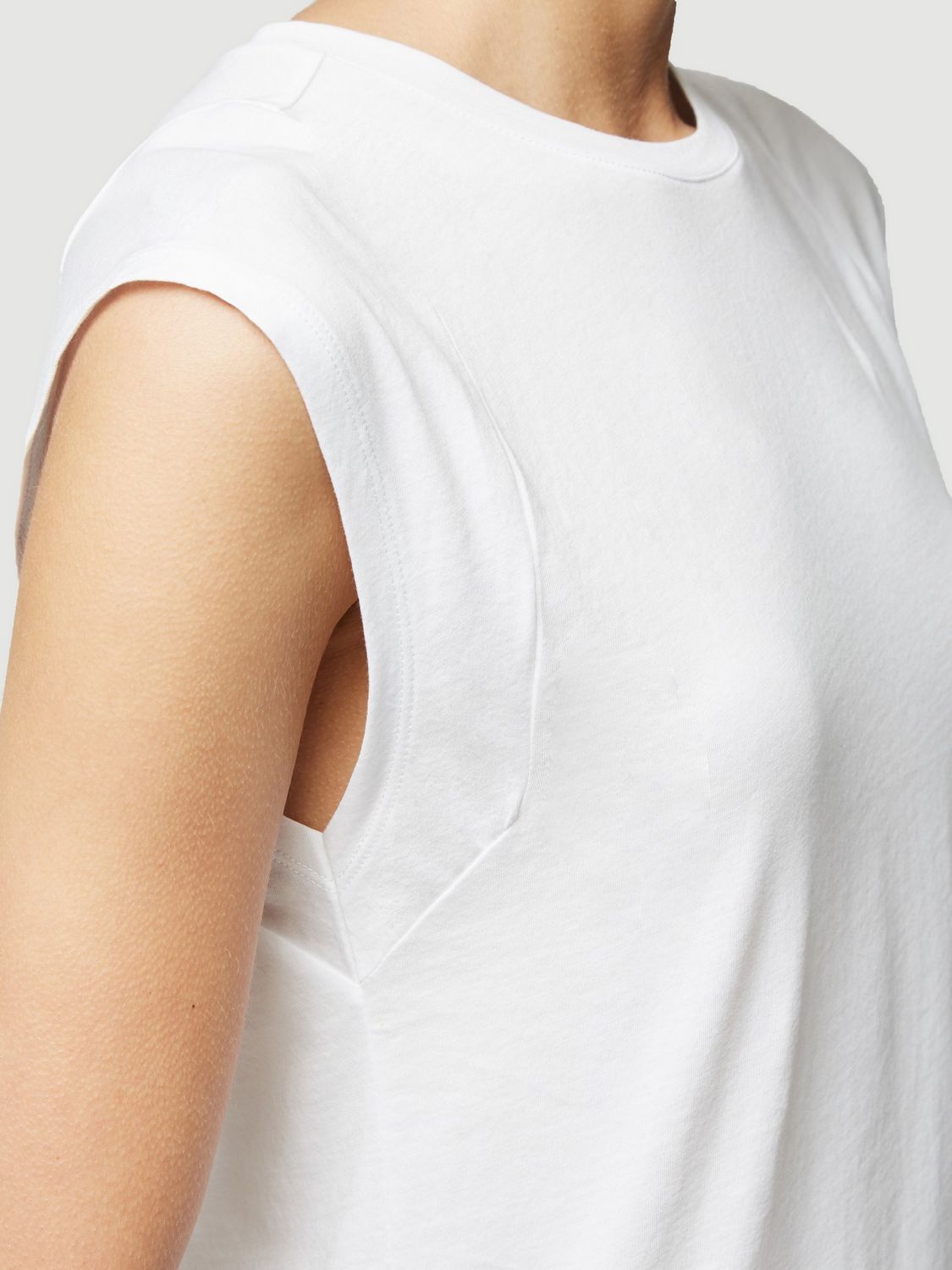 T-Shirt Le Mid Rise Muscle - Blanc