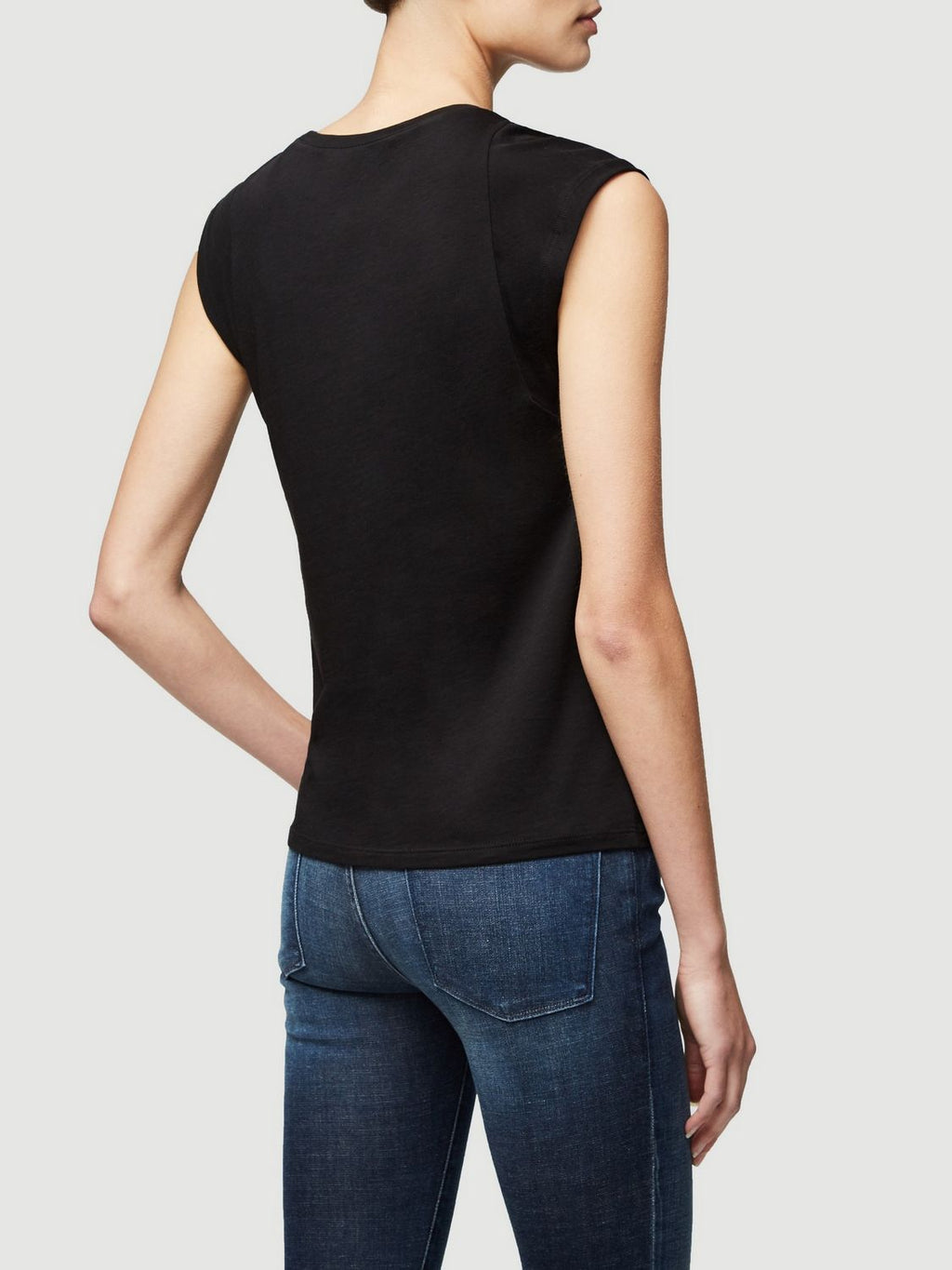 T-Shirt Le Mid Rise Muscle - Noir