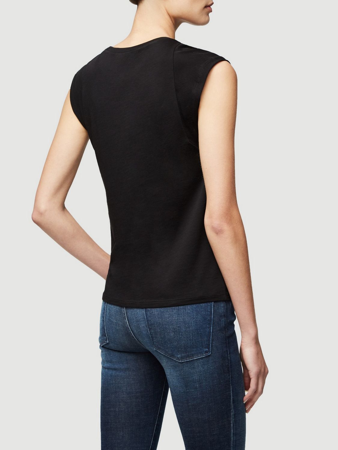 T-Shirt Le Mid Rise Muscle - Noir