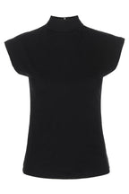 T-Shirt Mockneck - Noir