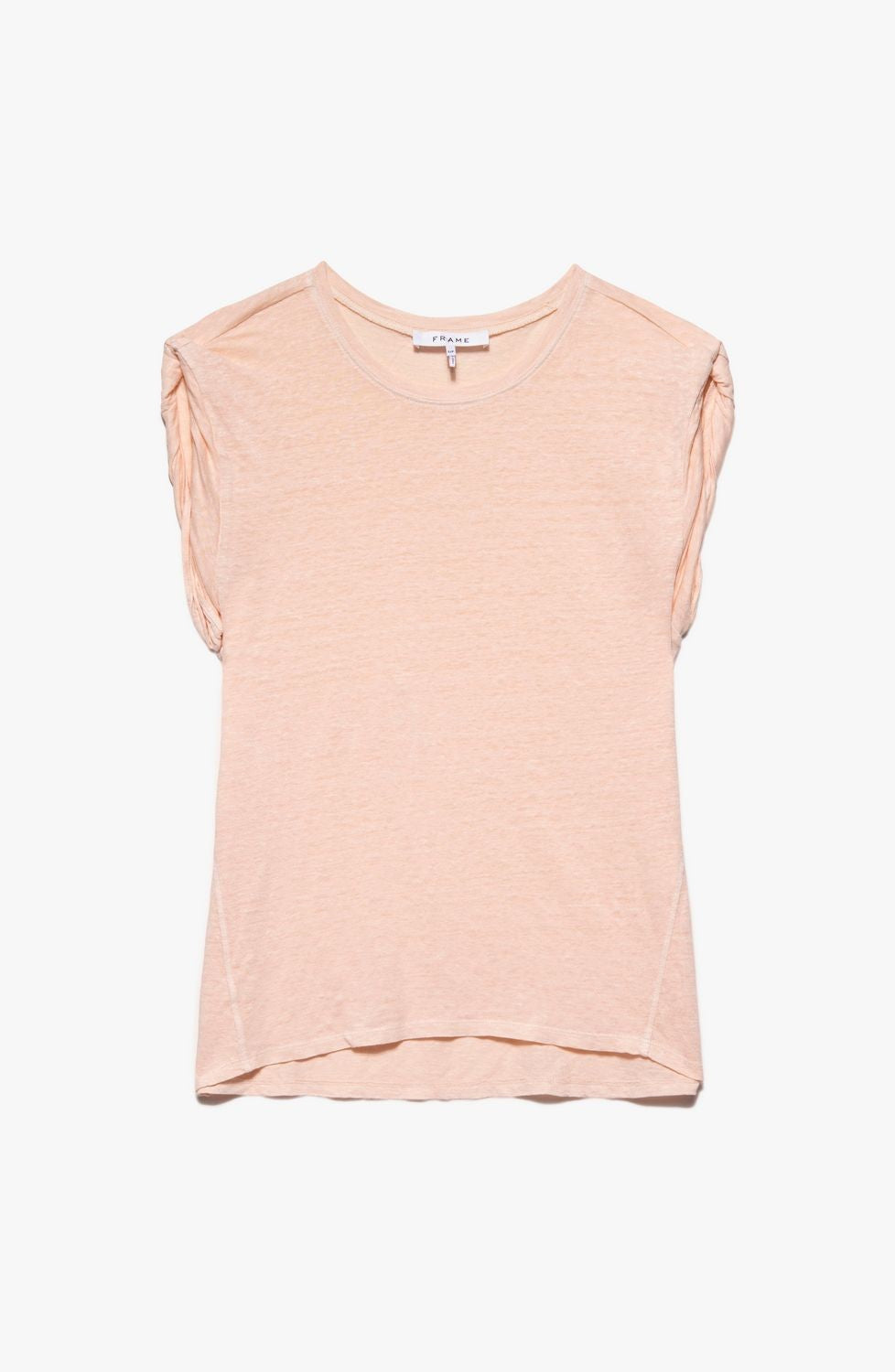 Top Rolled Muscle - Washed Nude Pink
