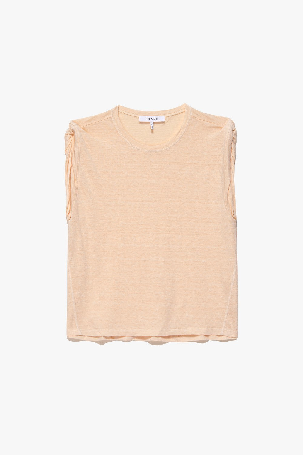 Top Rolled Muscle - Washed Nude Pink