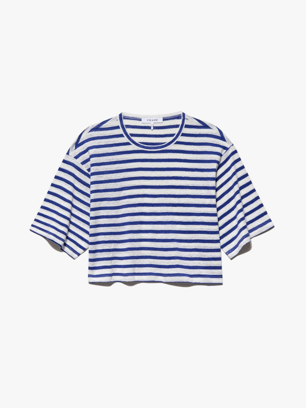 T-Shirt Boxy Crop - Ultramarine Multi