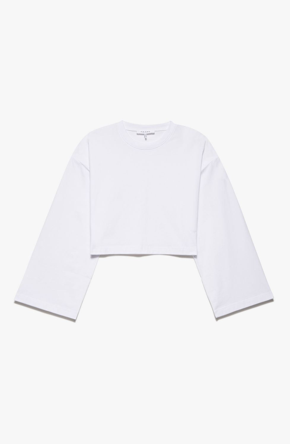 T-Shirt Crop Bell Sleeve - Blanc