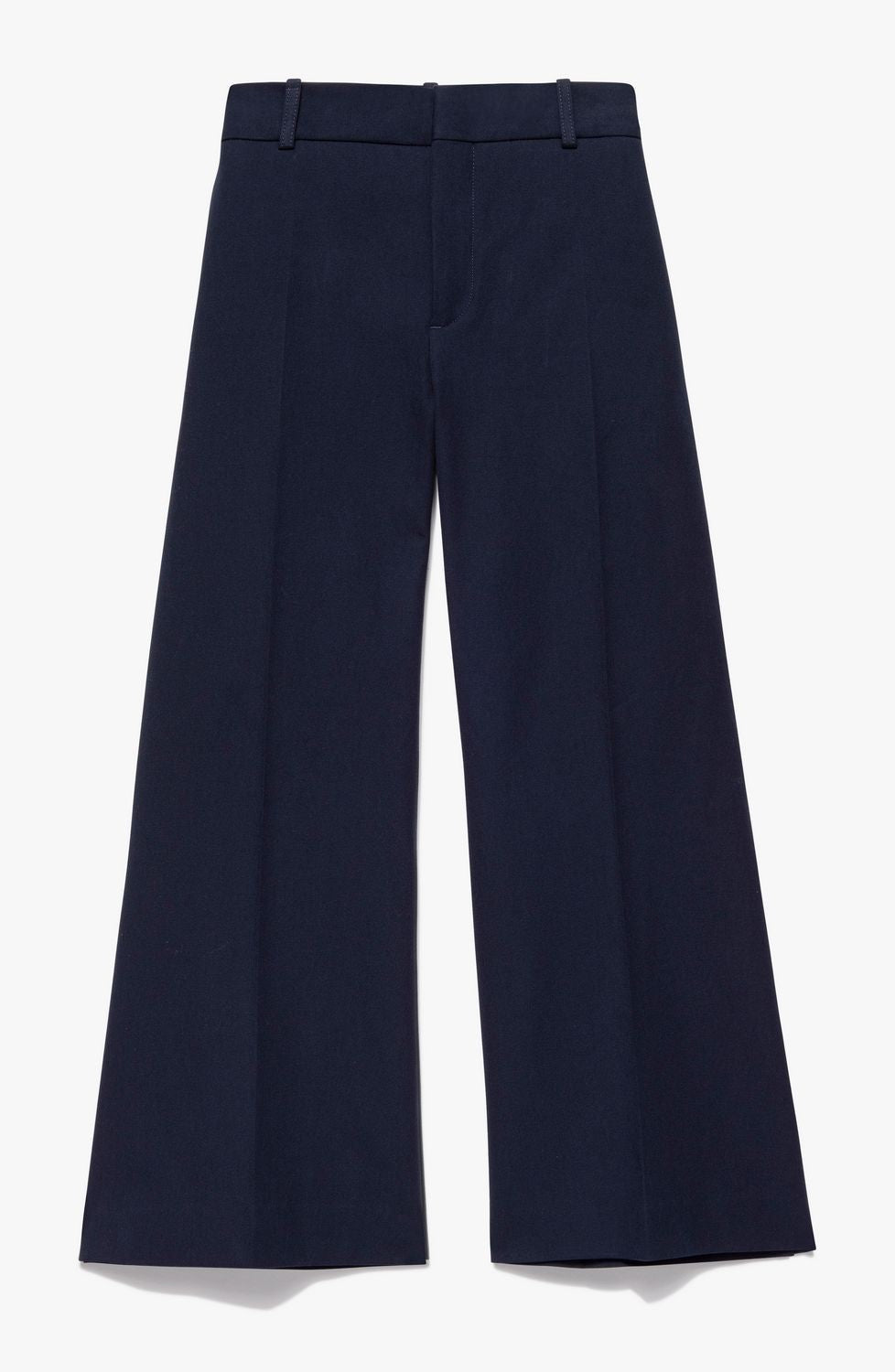 Pantalon Le Crop Palazzo - Navy