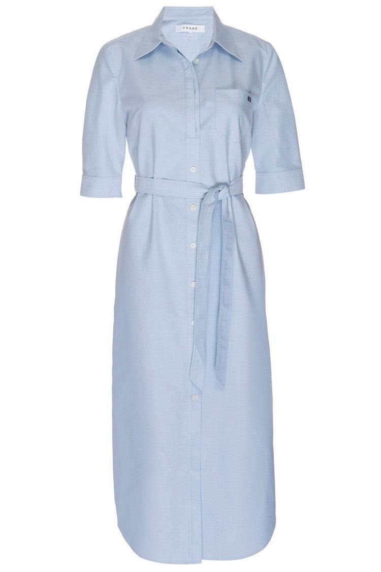 Robe 70S Ss Shirt - Oxford Blue