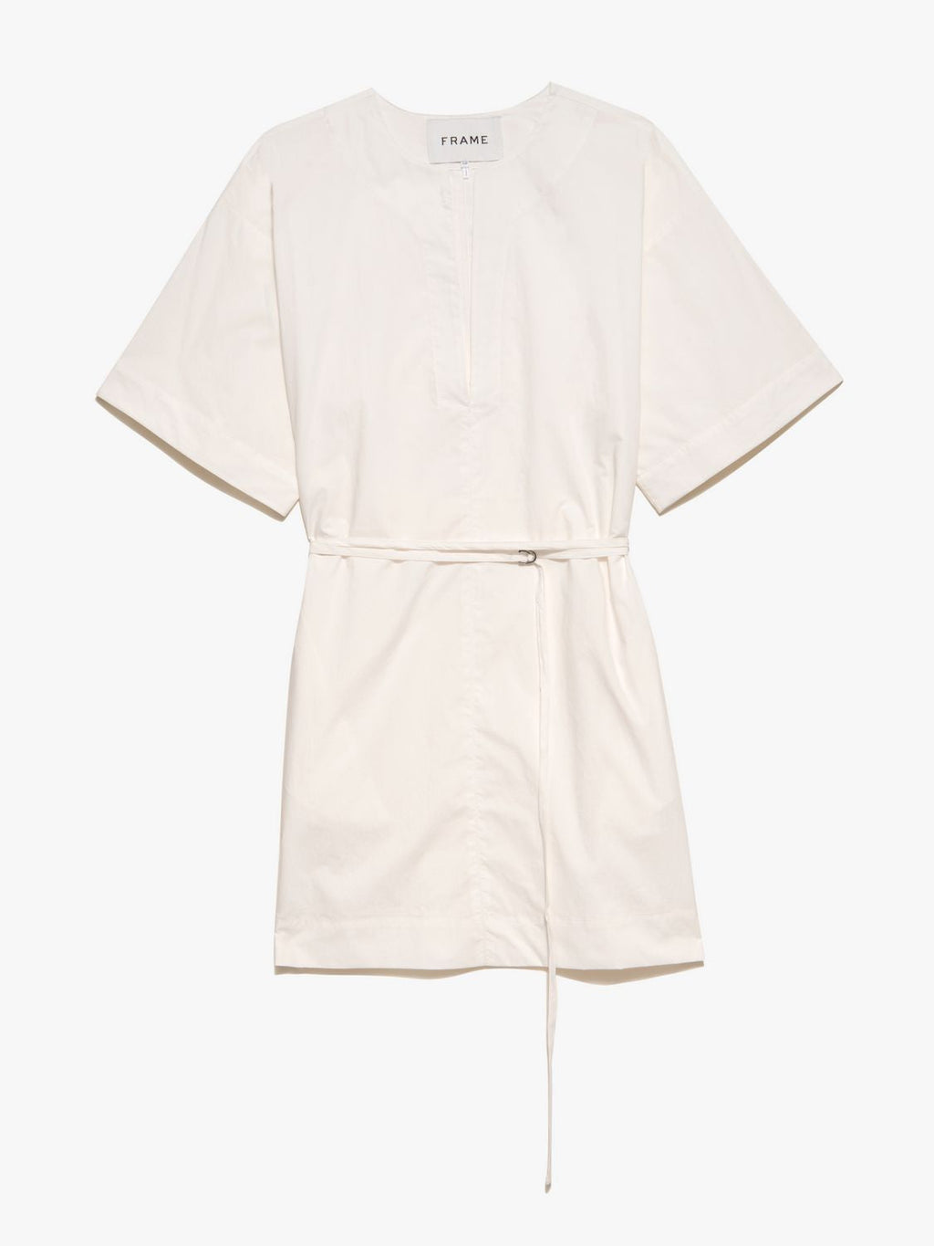 Robe Slit Popover - Blanc