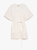 Robe Slit Popover - Blanc