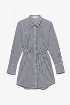 Robe Mini Shirt - Blanc Multi
