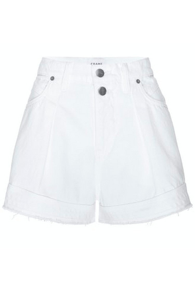 Short Mosaic Flare - Vintage White