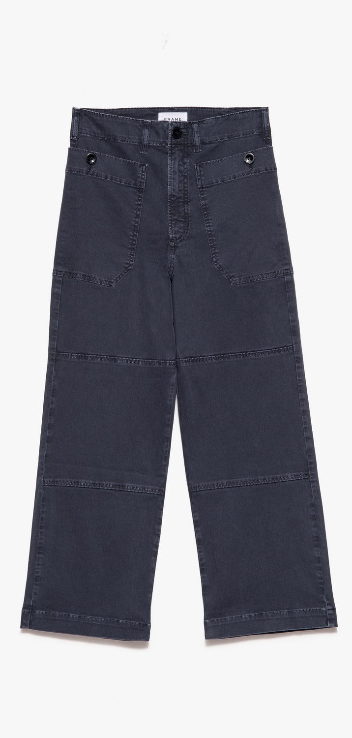 Pantalon Oversized Pocket Utility - Washed Navy