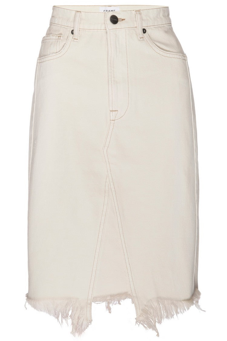 Jupe Relaxed Jagged Edge - Vintage White