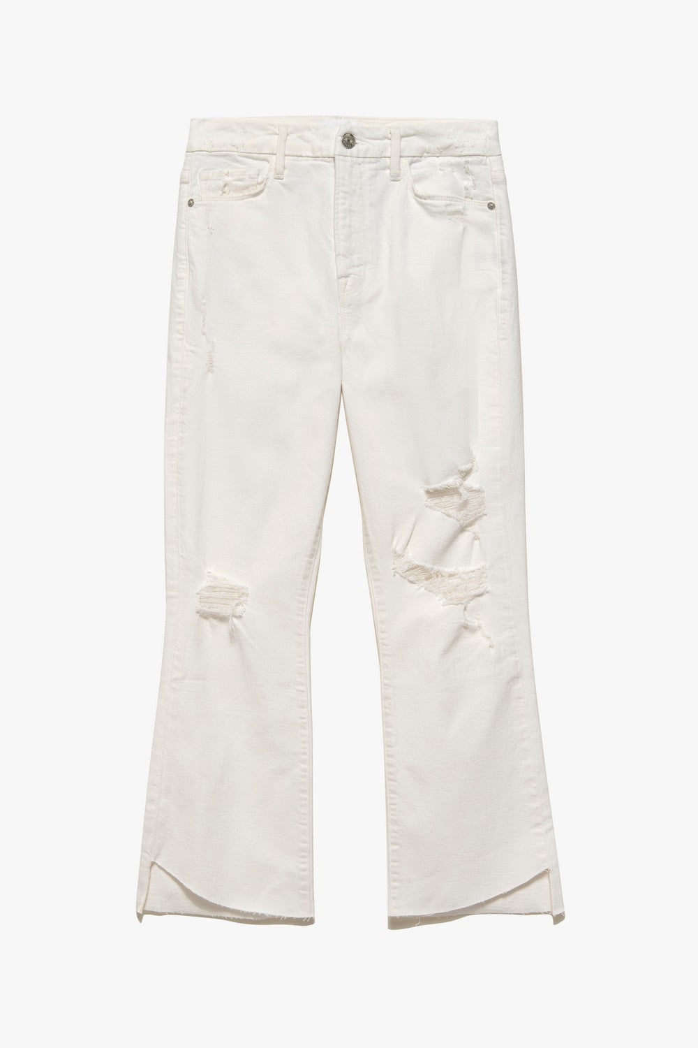 Pantalon Le Super High Crop Mini Boot Cascade Hem - Au Natural Destruct