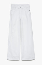Pantalon Triple Binding Wide Leg - Blanc