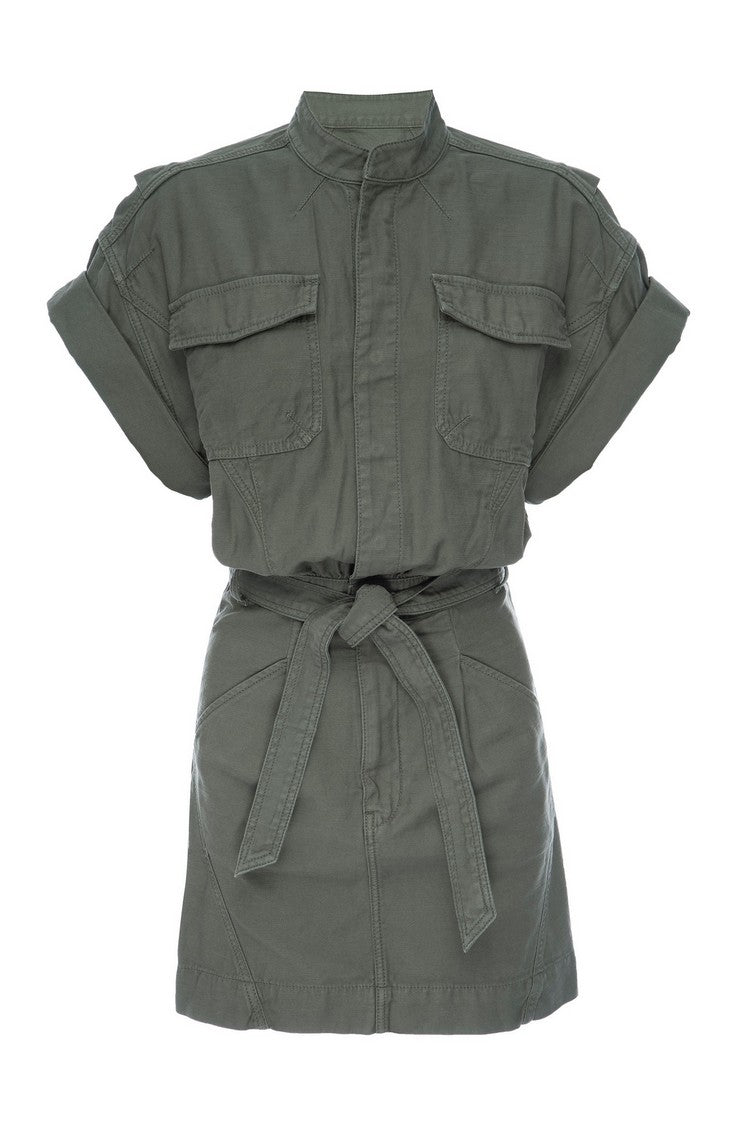Robe Twisted Shirt - Washed Military