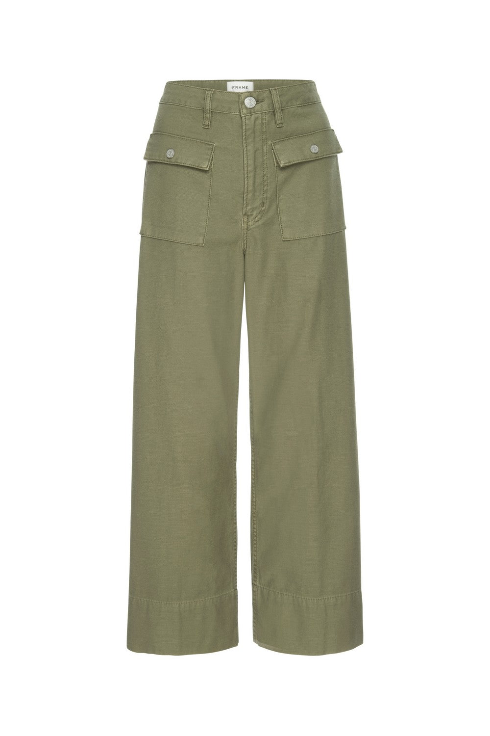 Pantalon The 70S Patch Pocket Crop Straight - Washed Summer Sage